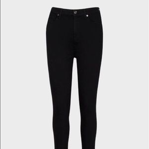 7 For All Mankind Slim Illusion Black Jeans